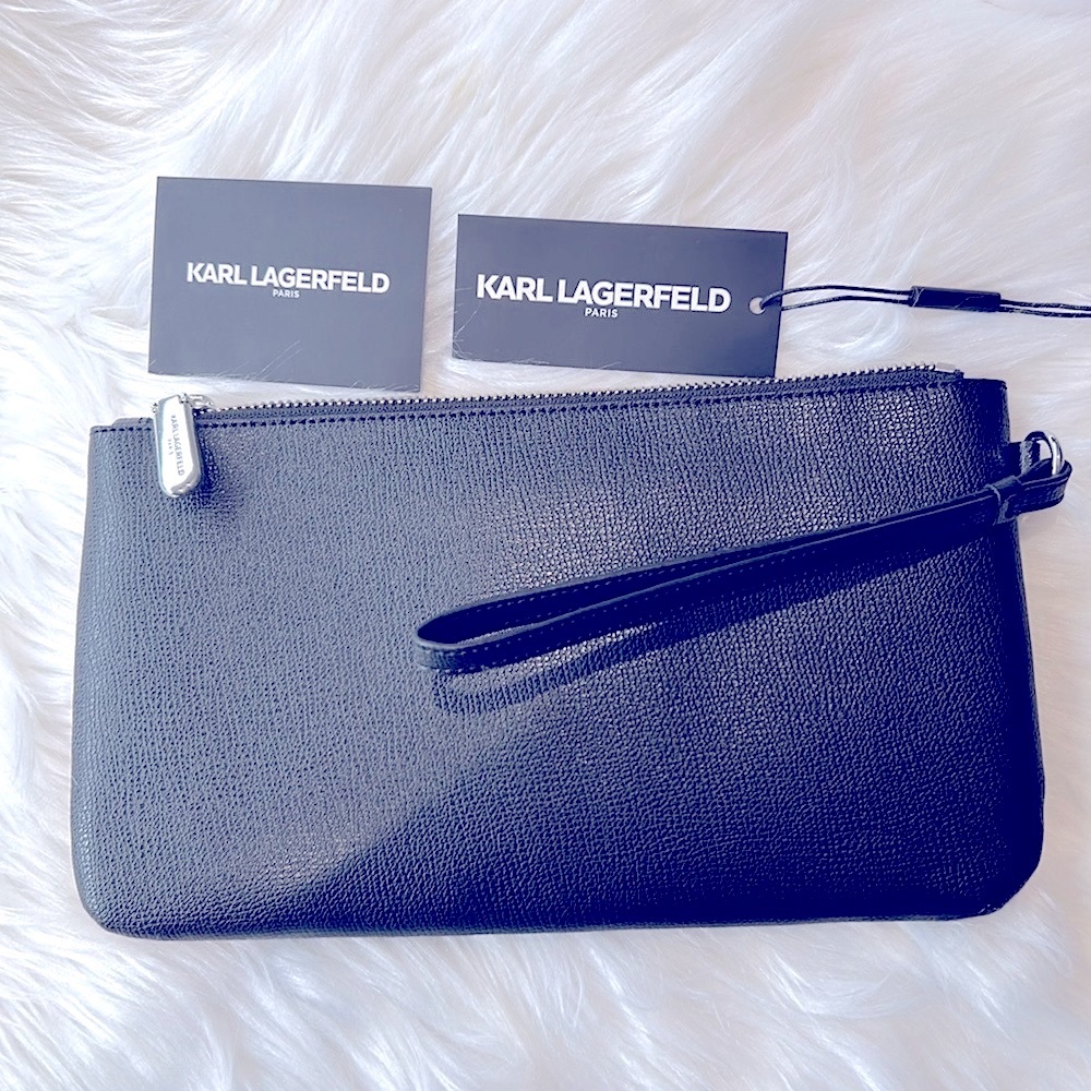 NWT🩸KARL LAGERFELD🩸Wristlet/Clutch - Picture 4 of 7